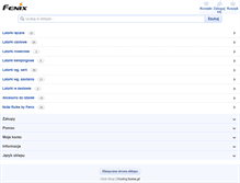 Tablet Screenshot of latarki-fenix.pl